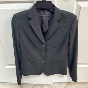 Brooks Brothers Milano Fit Button Jacket Charcoal Office Blazer Classic Preppy